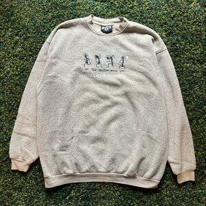 Basix Vintage Venice Beach California 'Let the Rhythm Move You' Pullover (XL)